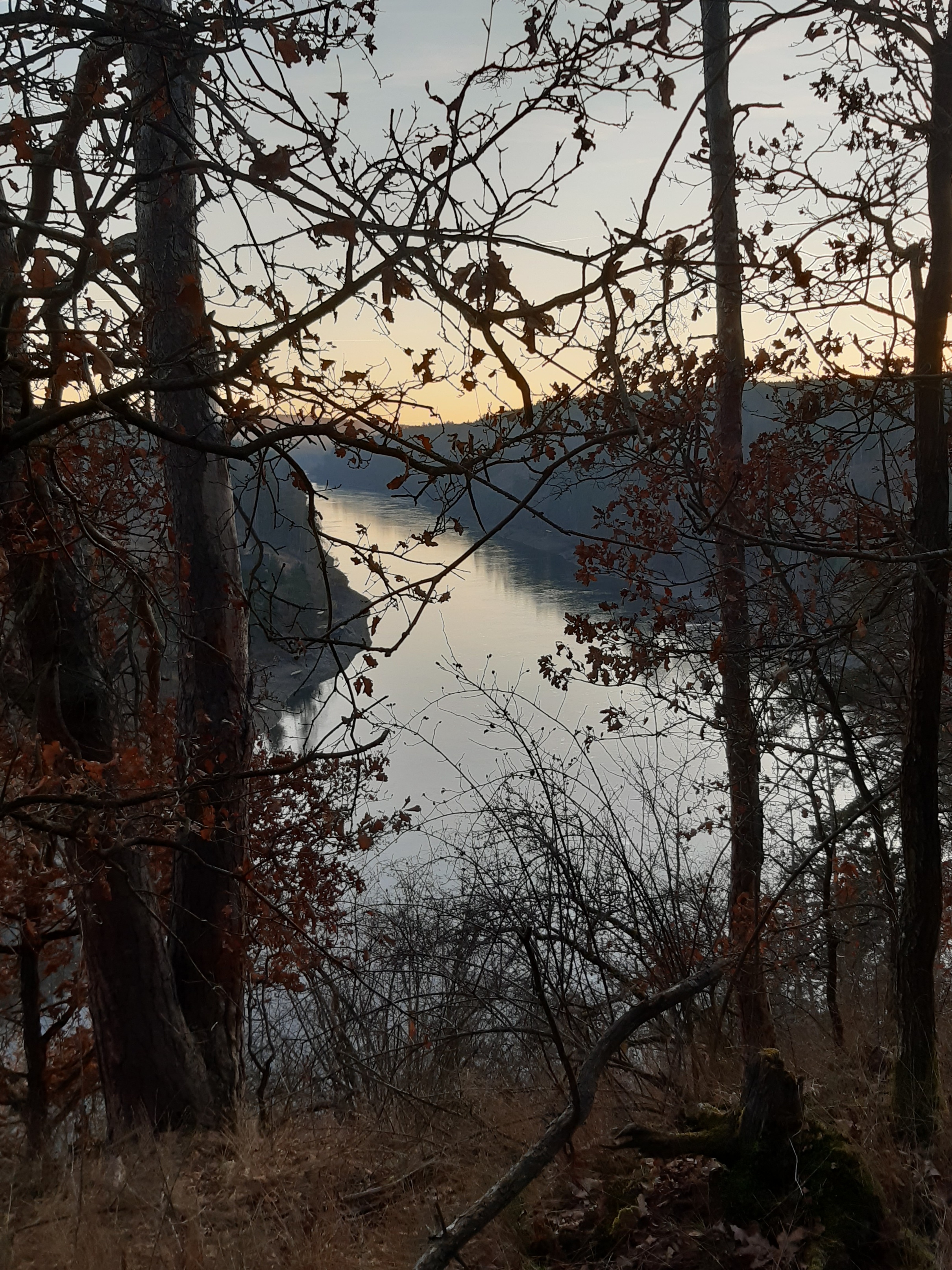 11. Západ slunce na zpáteční cestě