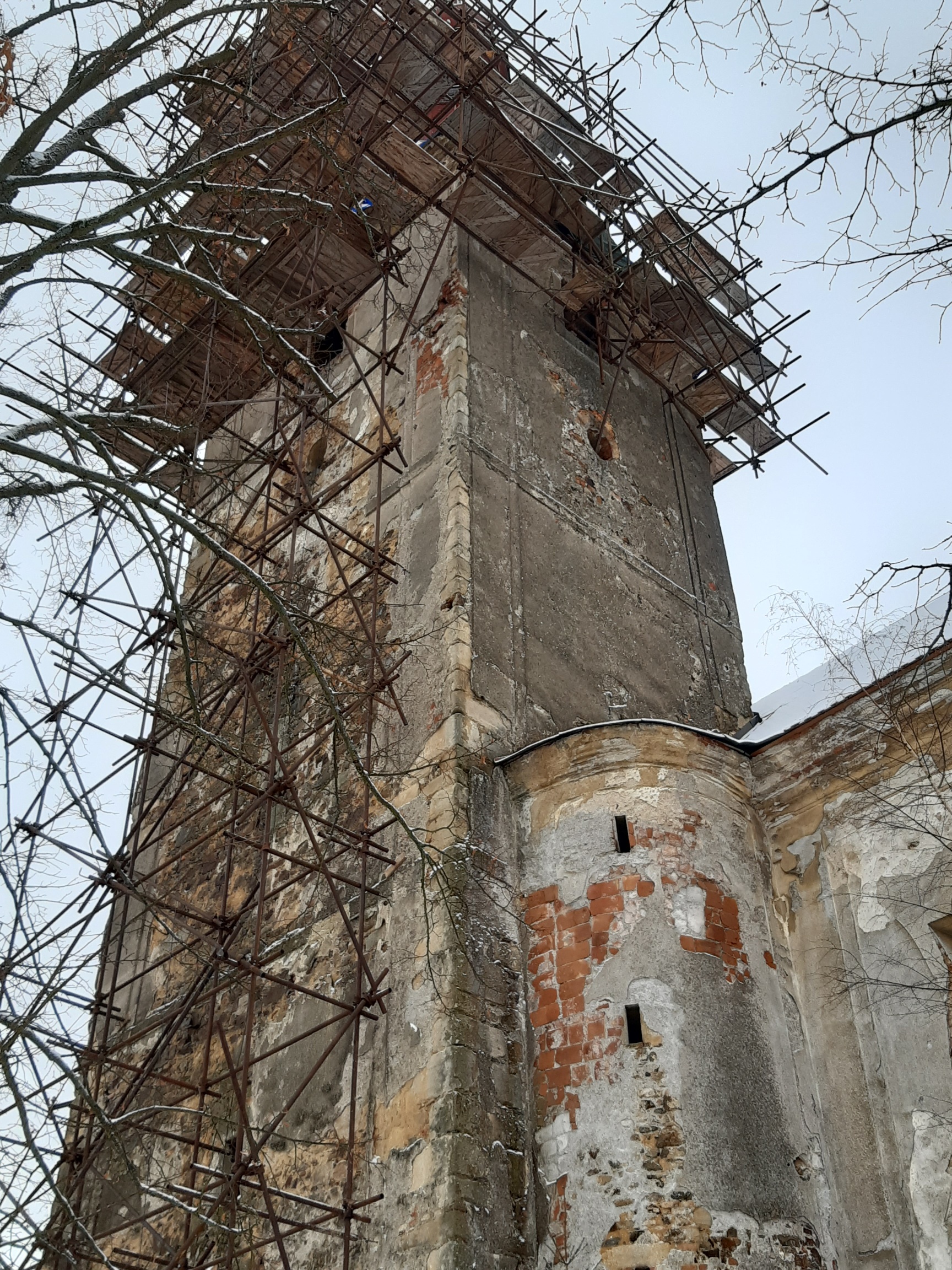 Oprava věže v Jezné 2025